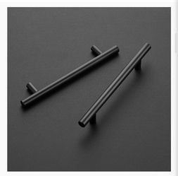 Matte Black Cabinet Handles, 10”