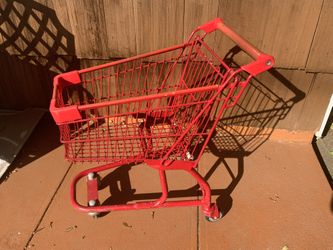 Kids Metal Shopping Cart