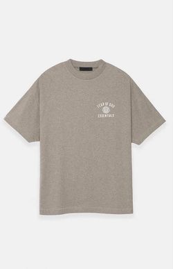 Essentials Heather Grey University Crew Neck T-Shirt