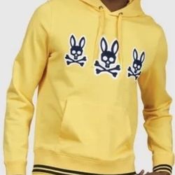 Psycho Bunny Mens Liam Hoodie in Golden Ray Size: 3XL.