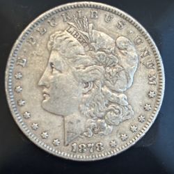 1878 Morgan Silver Dollar 7TF Reverse of 78 AU Detail Nice Coin