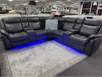 🚨Extended 4th Of July Sale!🚨Power Reclining Sectional ON SALE!!Available in White🔥