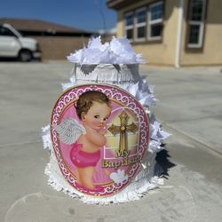 Baptism Small Pinata With Balls