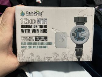  **RainPoint 1-Zone WiFi Irrigation Timer with Hub – $45**
