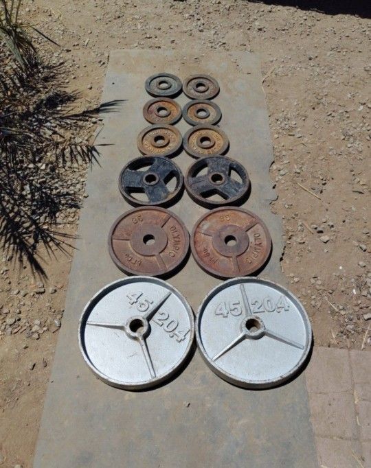 250lbs Olympic Weights 