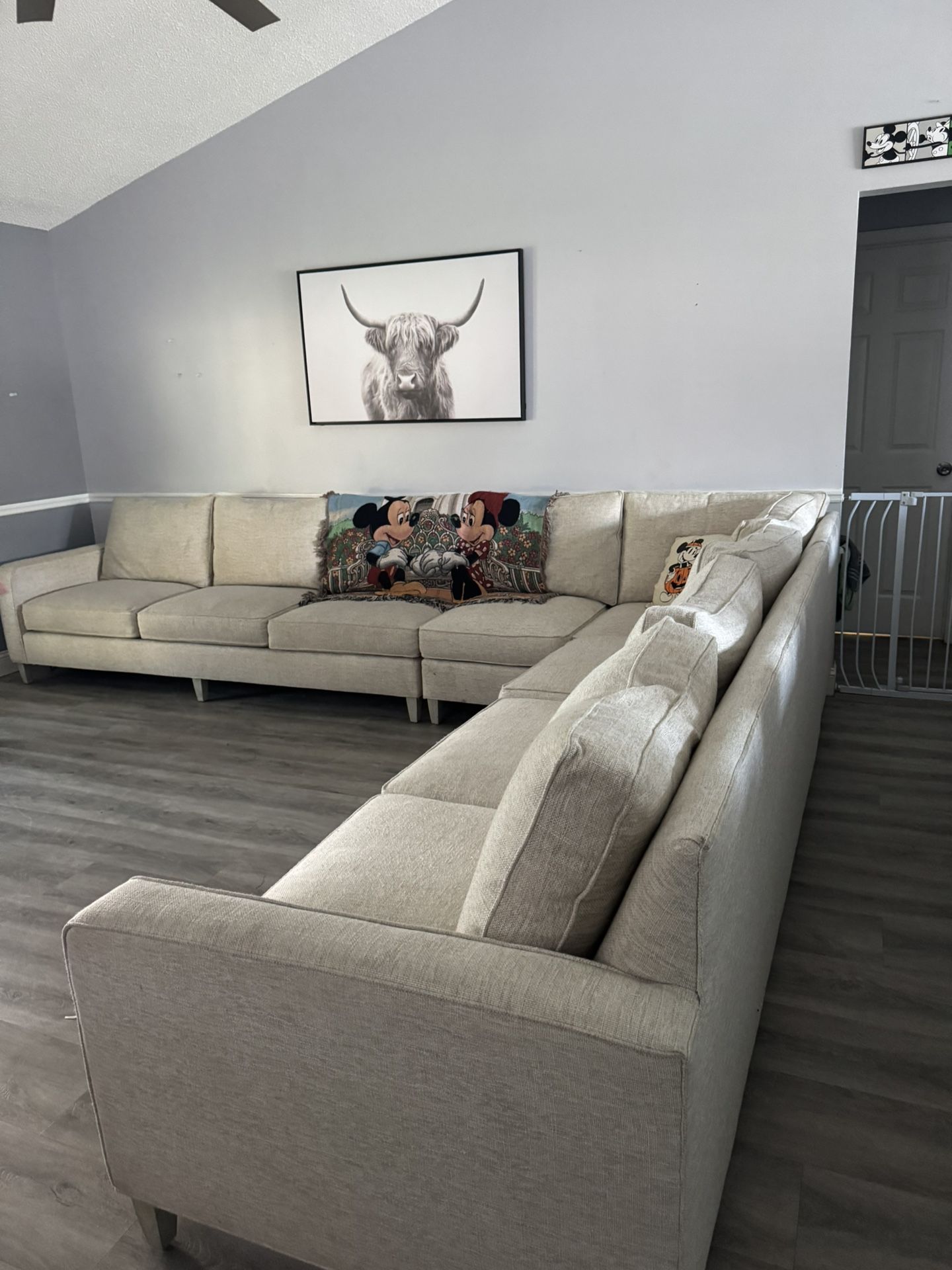 Sectional Off White Color