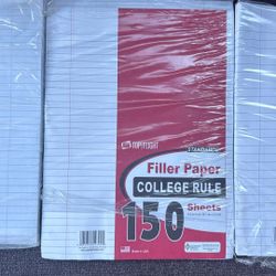 Loose Leaf Wide & College Rule Paper