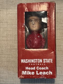 Coach Mike Leach Bobblehead WSU Washington State
