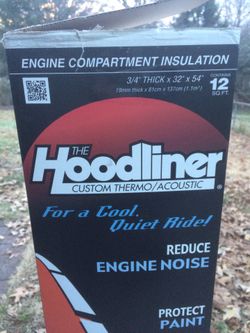 HOODLINER- Insulation/noise reduction Dynamat-new