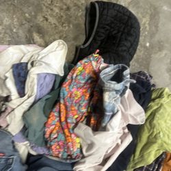 Mix Of Women’s, Men’s, Kids Clothing. Boy And Girls. 