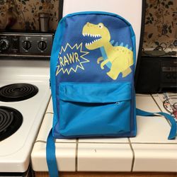 RAWR Dinasaur Kids Backpack $4. PUO