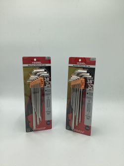 VESSEL 9pc. BALL POINT ALLEN WRENCH SET(EACH)**(FINANCIAMOS/WE FINANCE)**
