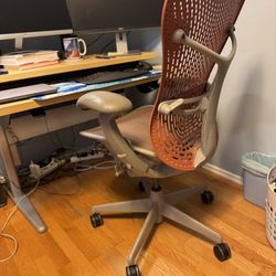 Ergonomic PC Desk Chair With Weels, Adjustable Lumbar Support And Height