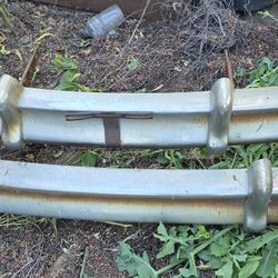 1953 Desoto Bumpers With Brackets, Custom MERC