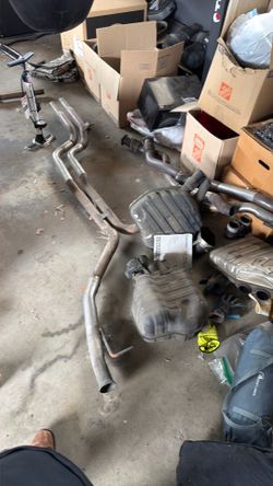 2016-2018 stock RS7 Performance exhaust down pipes and mufflers