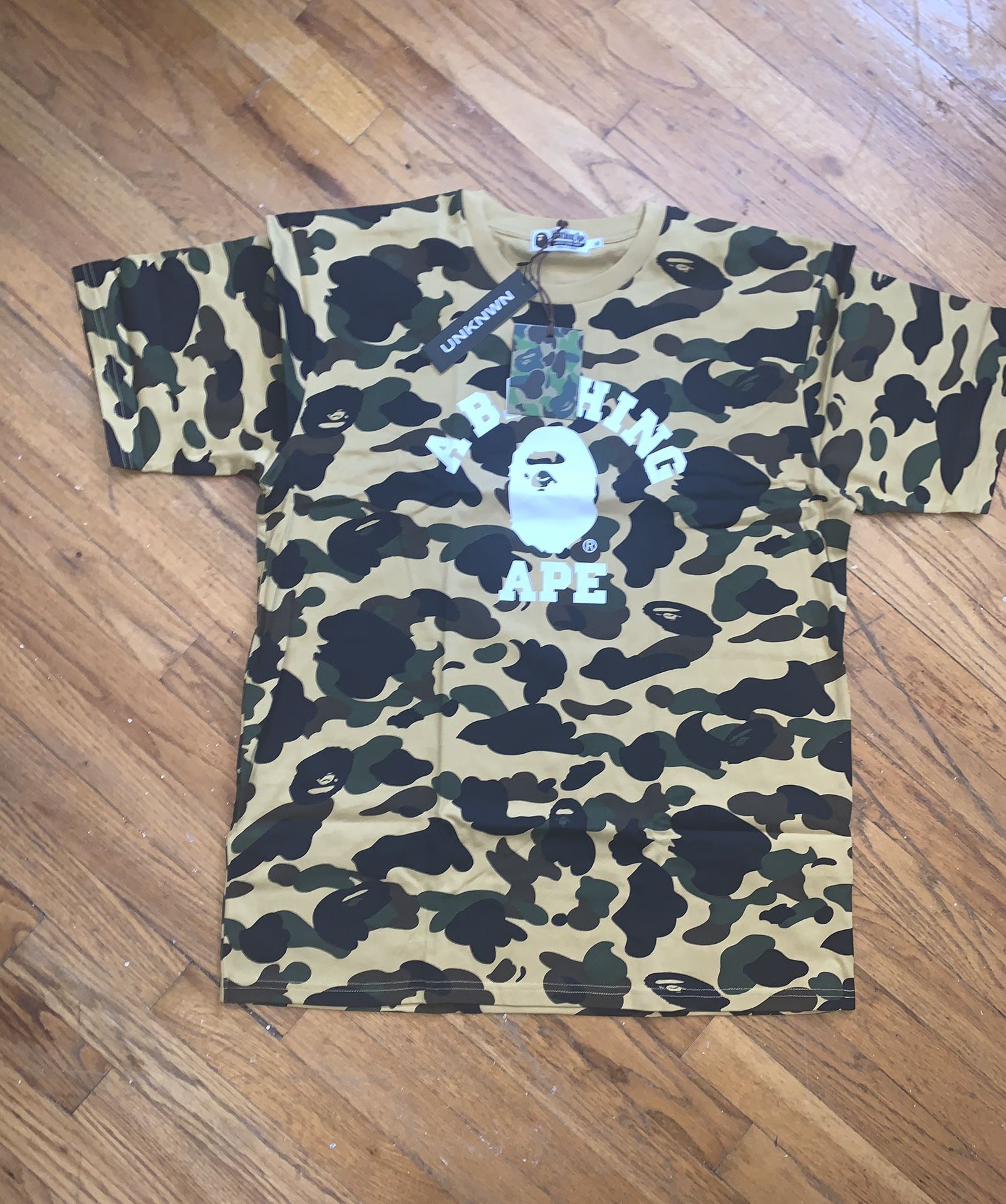 Bape A Bathing Ape Camo Tee XL Authentic