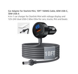Brand new Car Adapter for Starlink Mini
