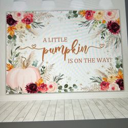 Backdrop A Little Pumpkin Is On The Way 