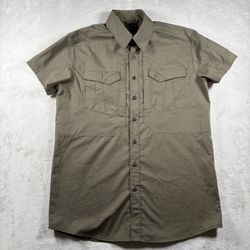 5.11 Tactical Stryke Shirt Men’s M Green Short Sleeve Button Ripstop #867