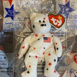 8 Mcdonald’s Glory The Bear,  TY 5” Mini Bears 1999  