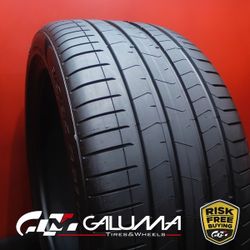 1 (One) Tire LikeNEW Pirelli P Zero PZ4 Run Flat 315/35R21 315/35/21 BMW #85449