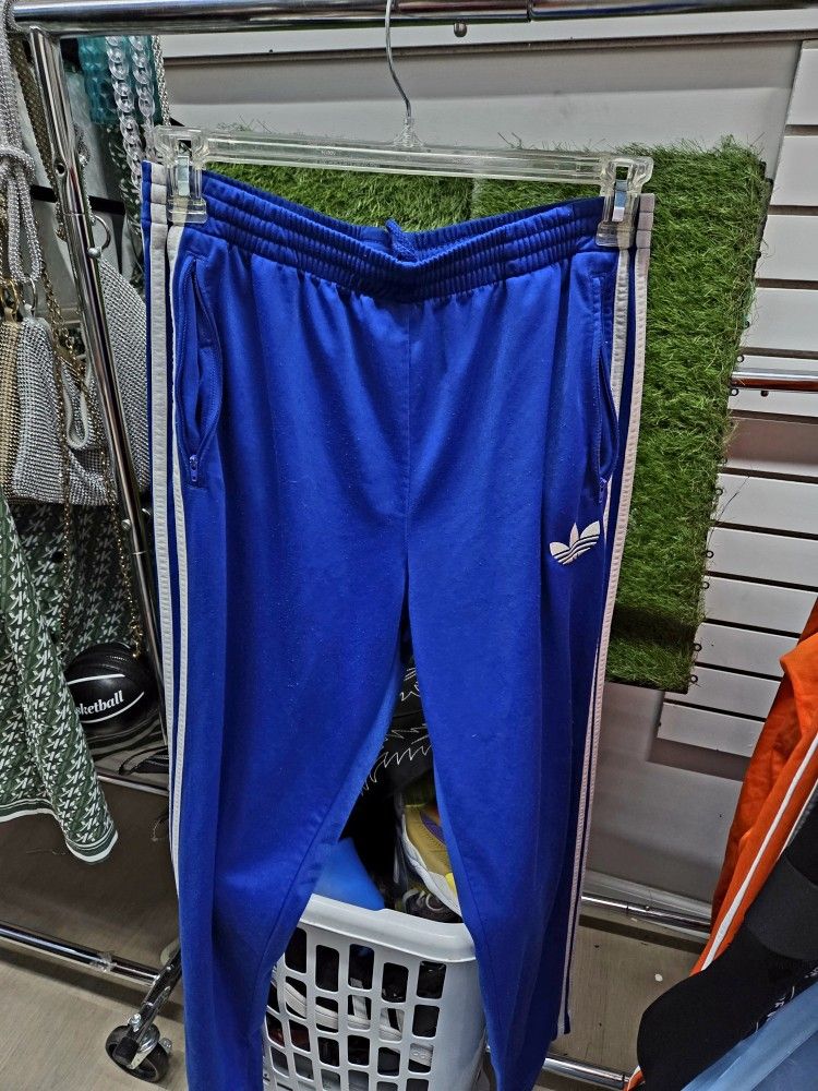 ADIDAS BLUE M SWEATPANTS