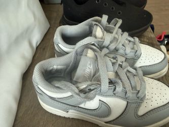 Nike Dunk Low Grey White Sneakers
