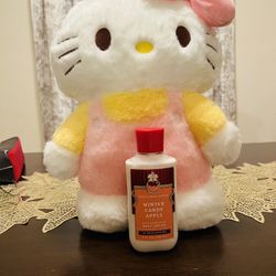 Hello Kitty, Plushy And Bath & Body Works lotion