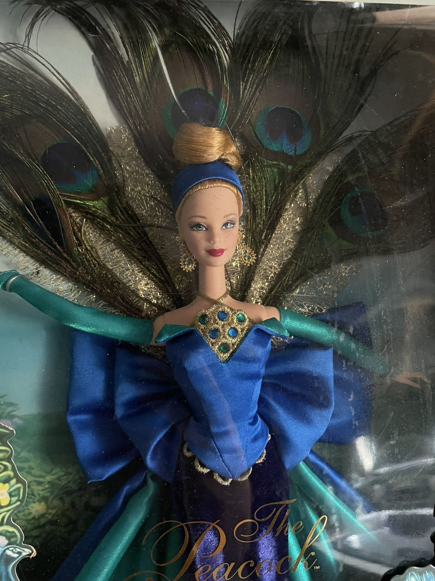 1998 Peacock Barbie Collectible 40 OBO