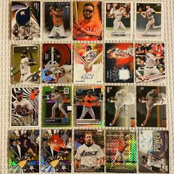 Houston Astros 40 Card Baseball Lot! Rookies, Prospects, Parallels, Refractors, Prizms, Autographs, Memorabilia, Short Prints, Case Hits & More!