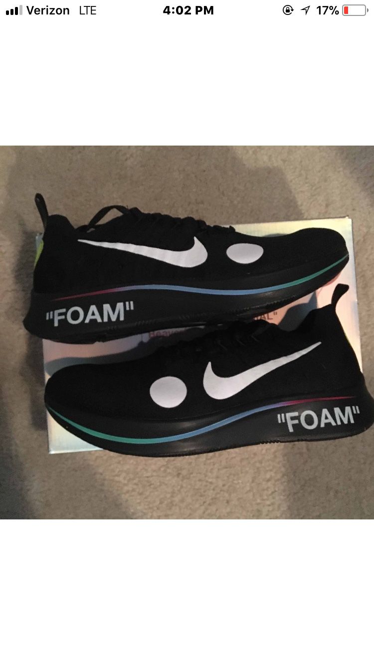 Off white nike zoom fly mercurial