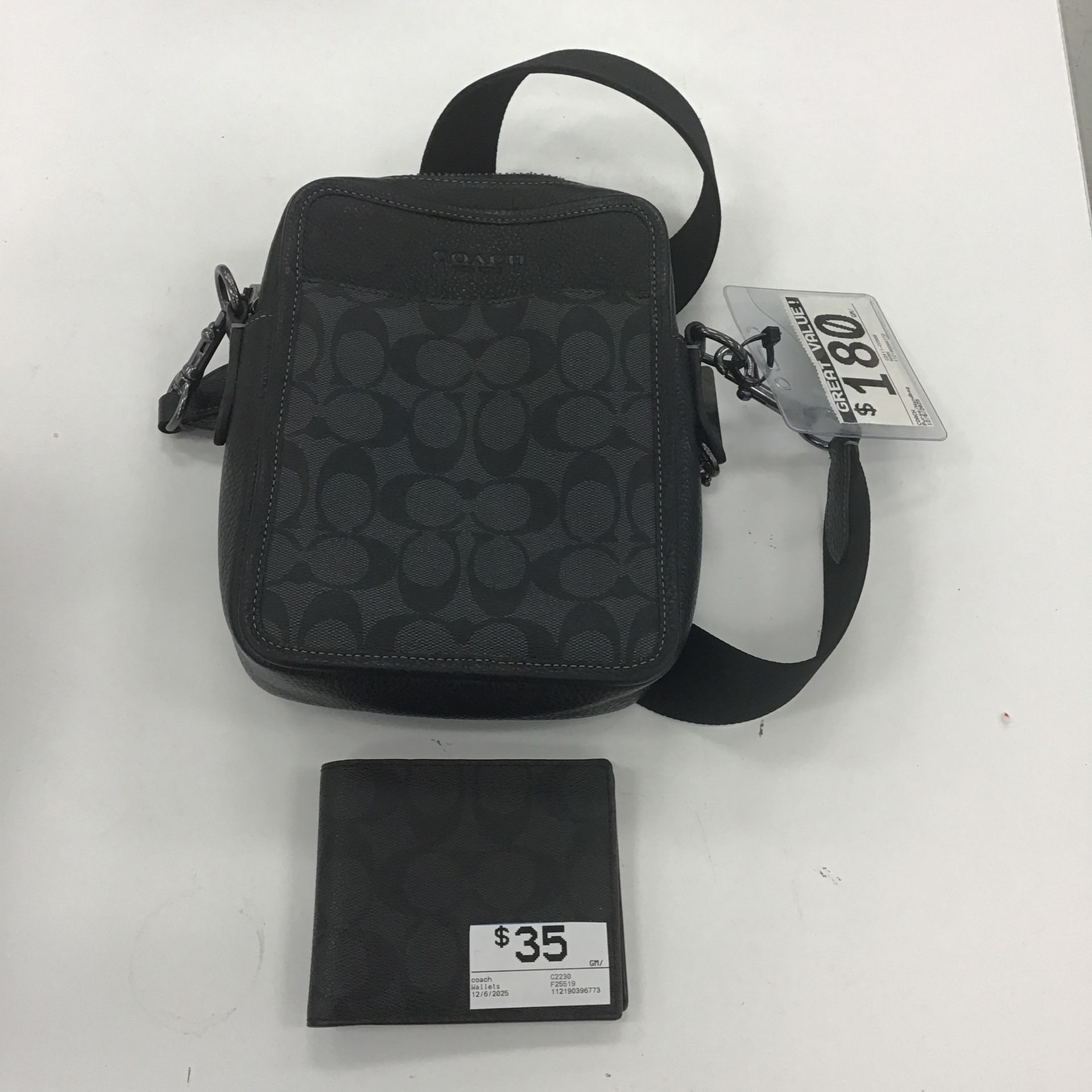 Coach Men Briefcase And Wallet