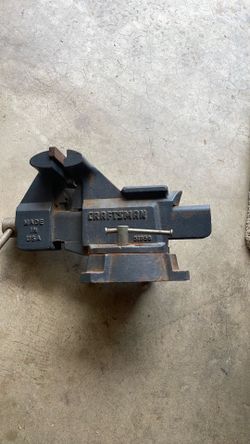 Vintage USA Sears Craftsman 51856 Bench Vise 6.5 Jaws