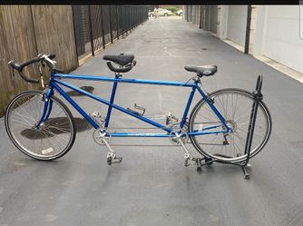 Burley tandem bike.