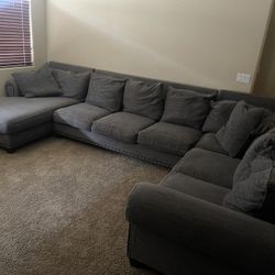 Large Gray Couch