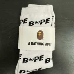 Bape star Logo socks