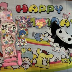Hello Kitty And Friend Birthday Party Decorations Supplies. 