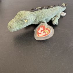 TY Beanie Baby 2000 Crocodile Named Swampy 