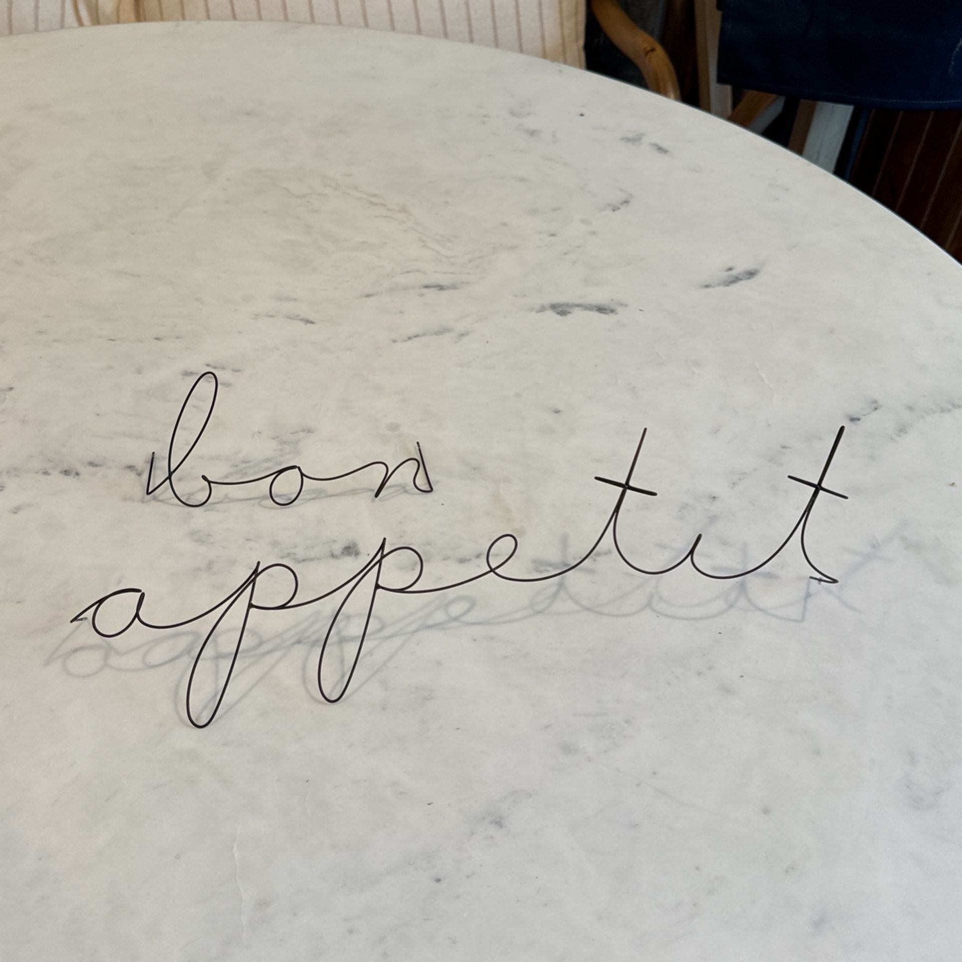 Bon Appétit Anthropologie Metal Sign