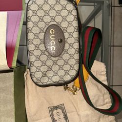 Gucci Neo Vintage Small Messenger Bag + Neo Vintage Cardholder