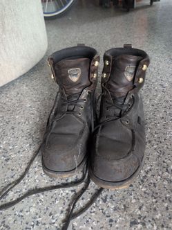 Irish Settlers Mens size 12 steel toe boots