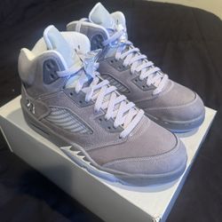 Air Jordan 5s (Wolf Grey 2025) Size 10