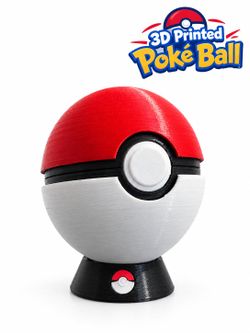 Pokeball Nintendo Switch Game Cartridge Holder W/ Stand 3D printed [Pokémon]
