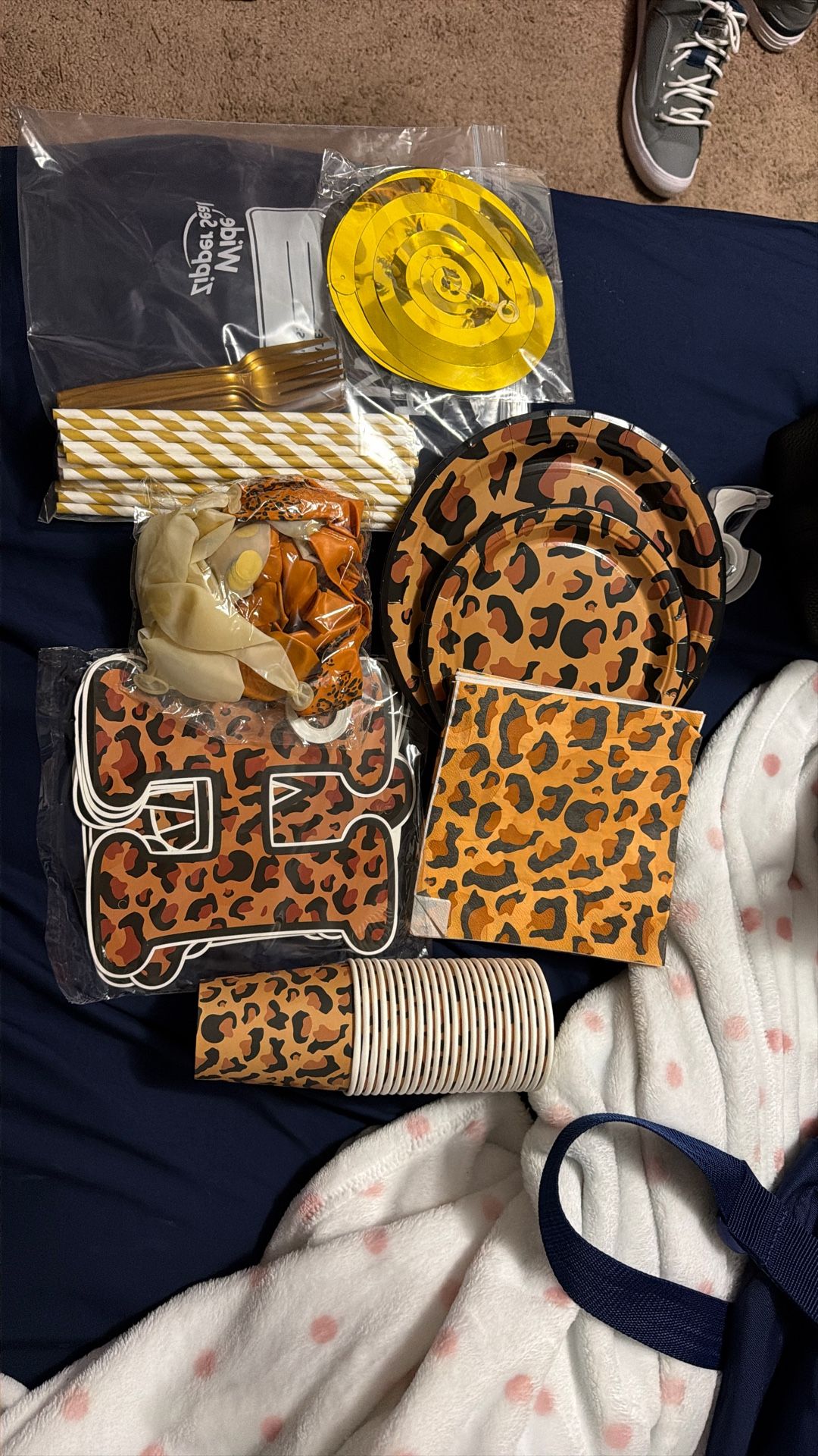 Cheetah Print Happy Birthday Decorations