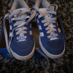 Blue Adidas Shoes