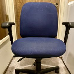 Sherman 24/7 Task Chair w/Arms. Color: Blue