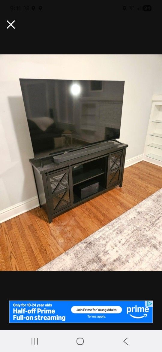 65" LG TV With Stand