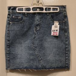 Brand New Denim Miniskirt