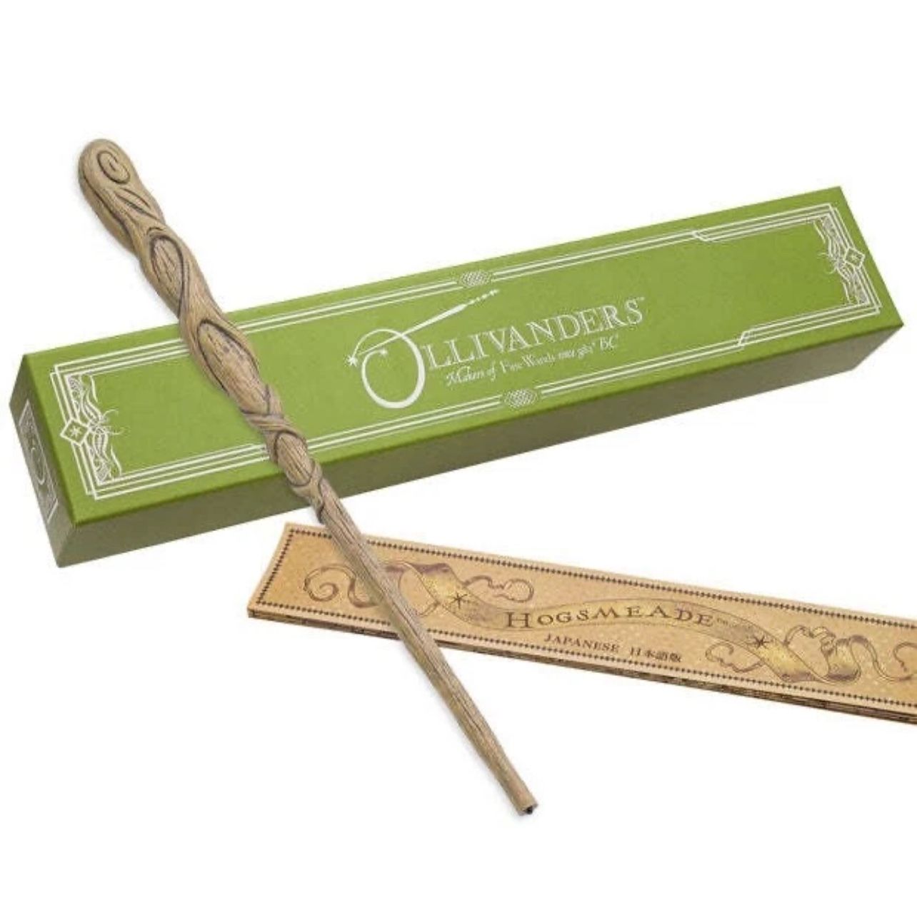 Universal Studios Ollivander Harry Potter Wand Poplar & Dragon Heartstring Interactive Wand