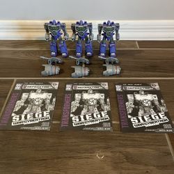 Transformers War For Cybertron Siege Refraktor - Lot Of 3